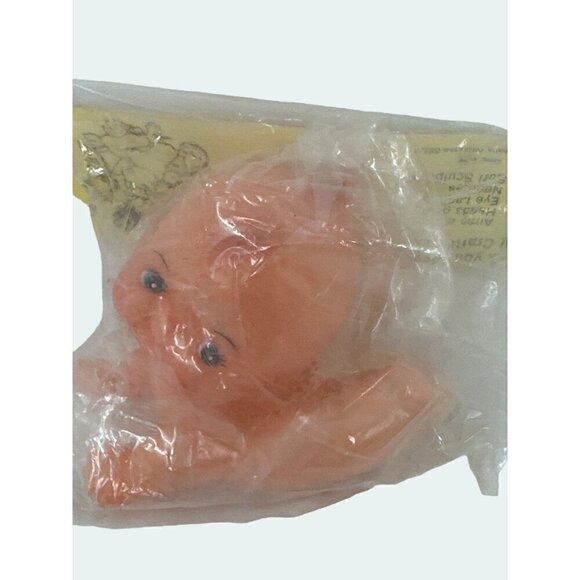 Vintage Kewpie Doll Crawling Rubber Vinyl Naked Baby Shower Cake Topper 4.75 in - Picture 6 of 8